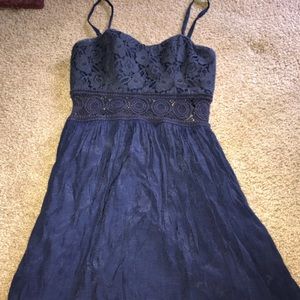 Navy blue dress